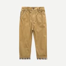 Shein Boys Plaid Hem Pants
