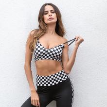 Shein Gingham Print Crop Cami Top