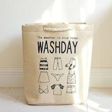 Shein Slogan Print Storage Bag With Handle