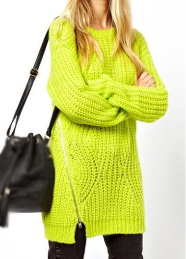 Rosewe Autumn Essential Long Sleeve Round Neck Woman Pullovers