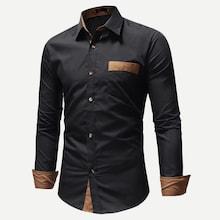 Shein Men Pocket Decoration Shirt
