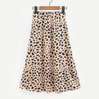 Shein Leopard Print A-line Skirt