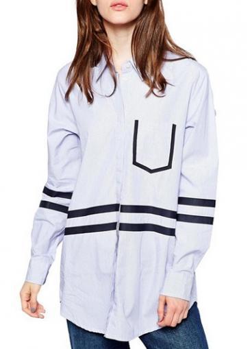 Rosewe Amazing Long Sleeve Button Closure Shirt With Turndown Collar