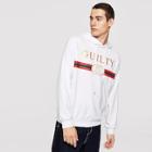 Shein Men Mixed Print Drawstring Hoodie