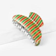 Shein Girls Striped Hair Claw Clip