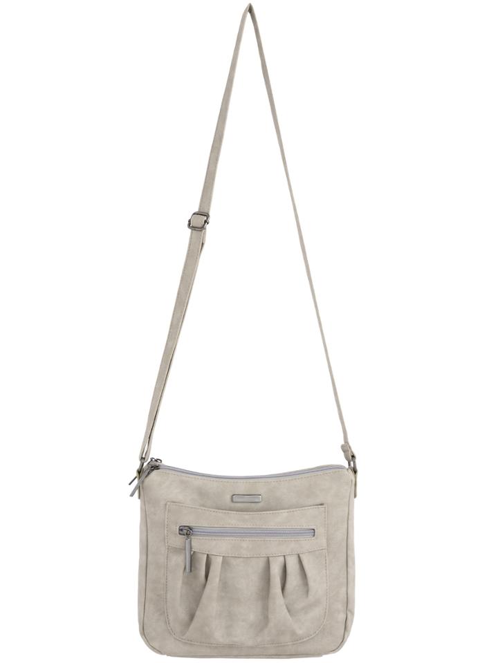 Shein Beige Zipper Satchel Bag