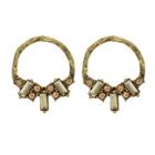 Shein At-gold Vintage Circle Earrings