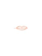 Shein Golden Minimalist Lip-shaped Hair Clip