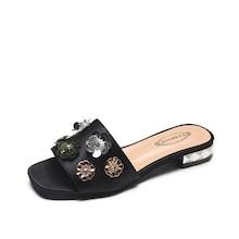 Shein Flower Applique Heeled Sandals