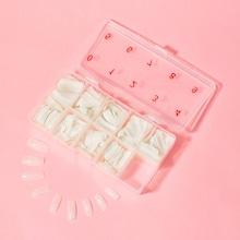 Shein Diy Half Cover False Nail With Case 501pack