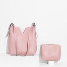 Shein V Cut Pu Shoulder Bag With Inner Pouch