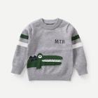 Shein Toddler Boys Crocodile Pattern Jumper