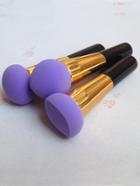 Shein Purple Large Sponge Brush 3pcs/set Flawless Smooth Shaped Puff