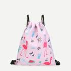 Shein Mixed Print Canvas Backpack