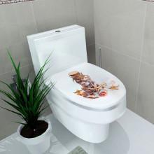 Shein Shell Toilet Lid Sticker