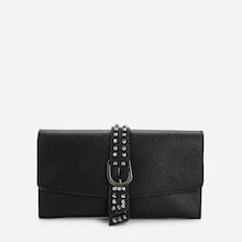 Shein Studded Buckle Detail Clutch Bag