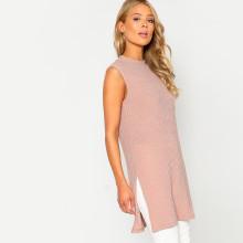 Shein Slit Side Ribbed Knit Tee