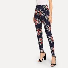 Shein Flower Print Leggings