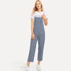 Shein Knotted Strap Striped Jumpsuit