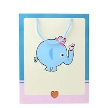 Shein Elephant Printed Medium Paper Storage Bag