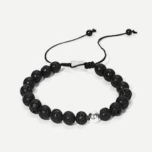 Shein Men Textured Beaded Bracelet