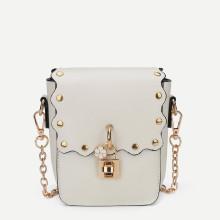 Shein Scalloped Trim Crossbody Pouch