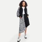 Shein Leopard Print Coat With Asymmetrical Hem Skirt