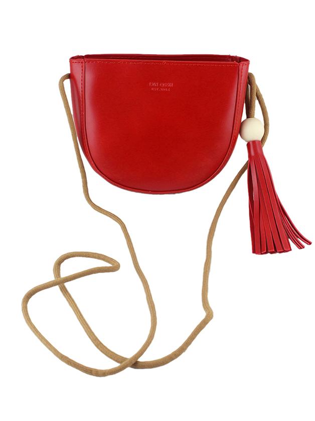Shein Red Vintage Style Pu Leather Small Handbag For Ladies