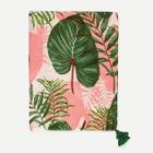 Shein Leaf Print Tassel Decorated Scarf