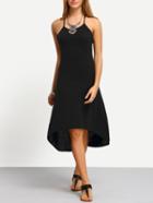 Shein Spaghetti Strap High Low Dress