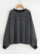 Shein Horizon Stripe Sweatshirt
