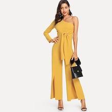 Shein Split Solid Jumpsuit