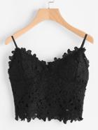 Shein Contrast Lace Cami Top