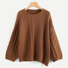Shein Mixed Knit Sweater