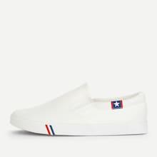 Shein Men Striped Detail Slip On Sneakers