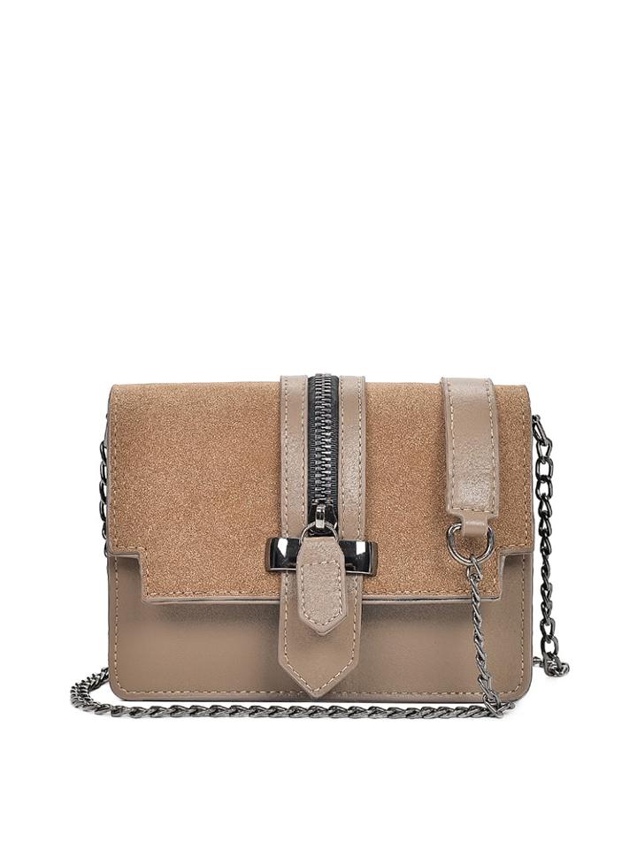 Shein Zip Decorated Chain Flap Bag