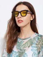 Shein Tinted Lens Square Sunglasses