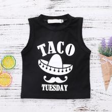 Shein Boys Letter Print Sleeveless Tee