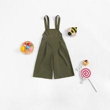 Shein Girls Pocket Side Wide Leg Pants