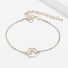 Shein Circle Detail Chain Bracelet