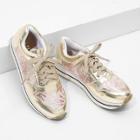 Shein Sequin Decorated Metallic Sneakers