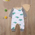 Shein Toddler Boys Tortoise Print Jumpsuit