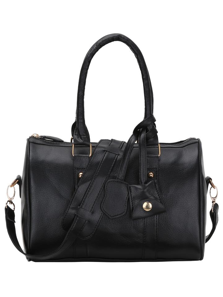 Shein Faux Leather Bowler Bag