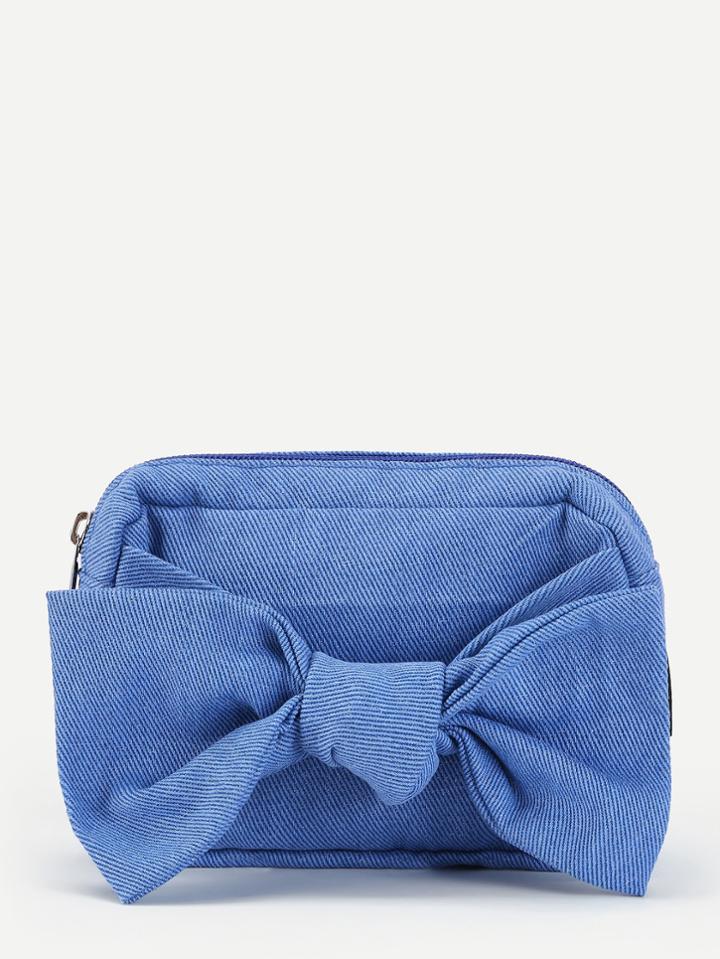 Shein Bow Knot Detail Clutch Bag