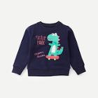 Shein Toddler Boys Dinosaur & Letter Print Sweatshirt
