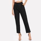 Shein Pleated Solid Pants