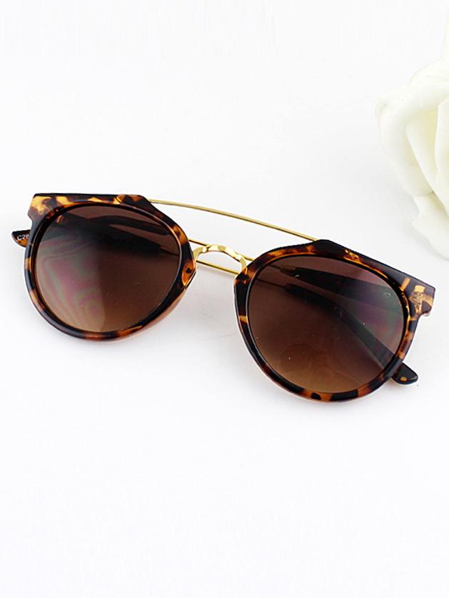 Shein Frames Wrap Resin Sunglasses