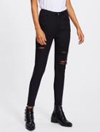 Shein Ripped Knee Skinny Jeans