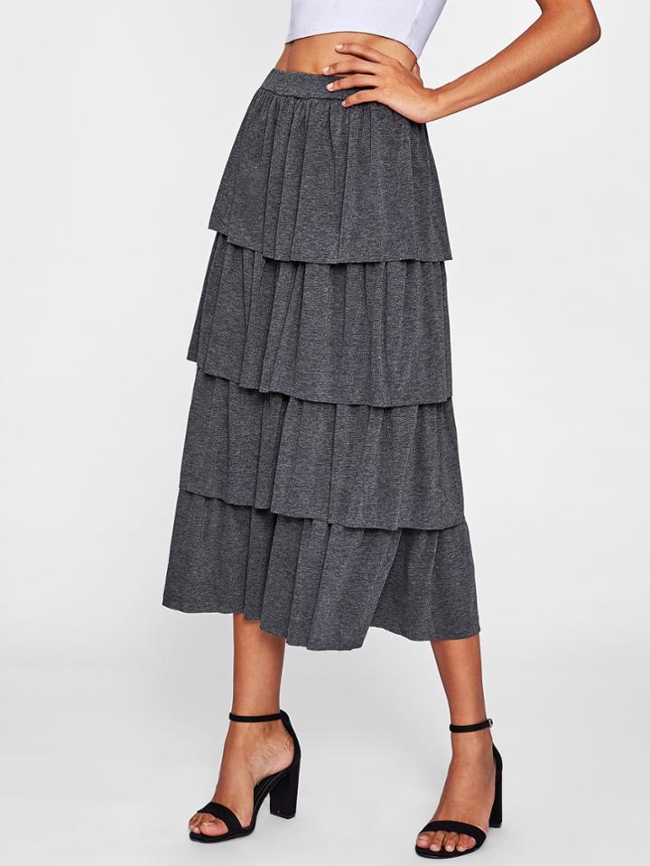 Shein Layered Flounce Skirt