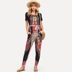 Shein Ornate Print Skinny Jumpsuit